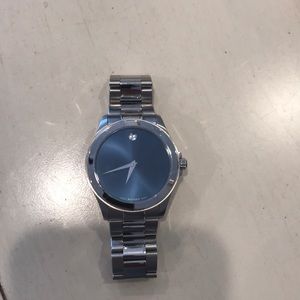 Movado blue faced men’s watch